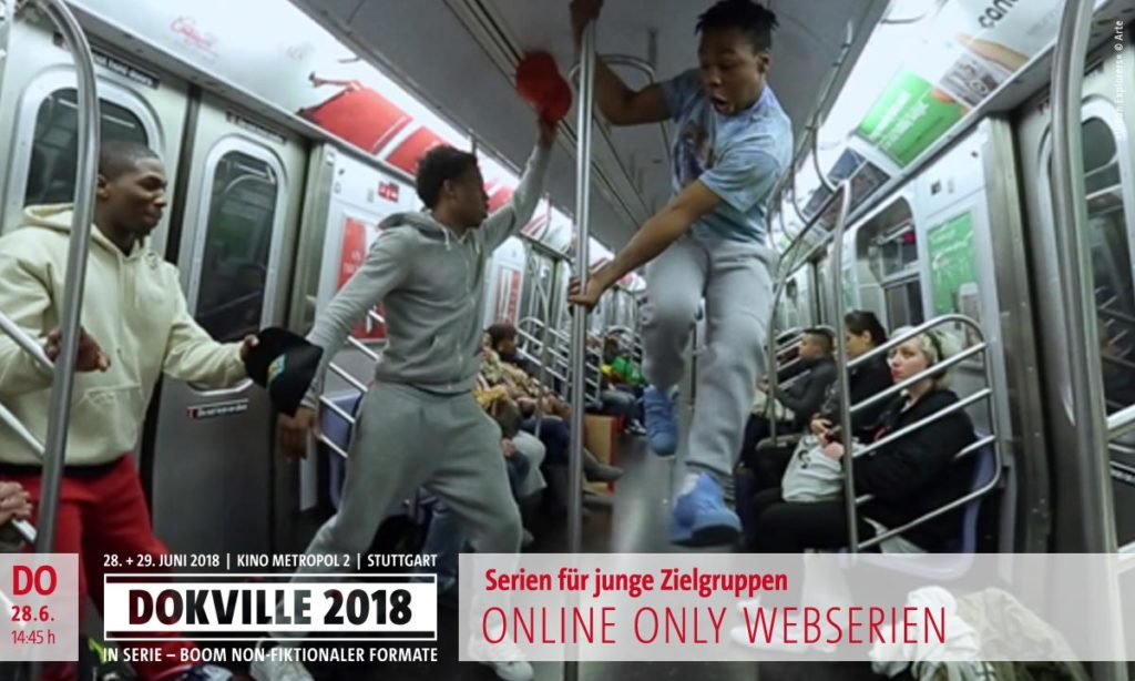 DOKVILLE Panel 2018: Online Only Webserien, Urban Explorers: Junge Leute in der U-Bahn (© Arte)
