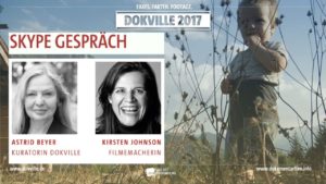 Kirsten Johnson ("Cameraperson") im Gespräch mit DOKVILLE Kuratorin Astrid Beyer (HDF)