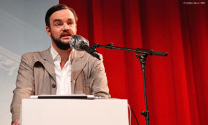 Marc Gegenfurtner, Leiter des Kulturamts Stuttgart, bei DOKVILLE 2021 © Günther Ahner/HDF