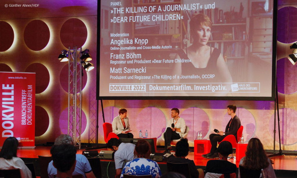 DOKVILLE Panel "The Killing Of A Journalist" & "Dear Future Children" (Foto: Günther Ahner/HDF)