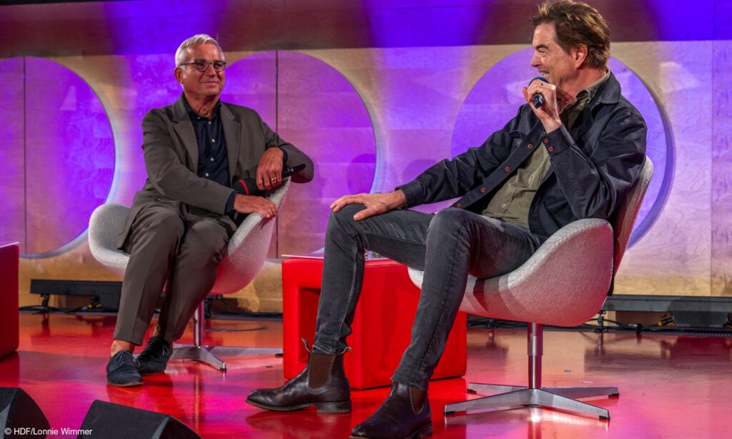 Thomas Strobl (stv. Ministerpräsident und Innenminister BW) und Campino (Frontmann der „Toten Hosen“)