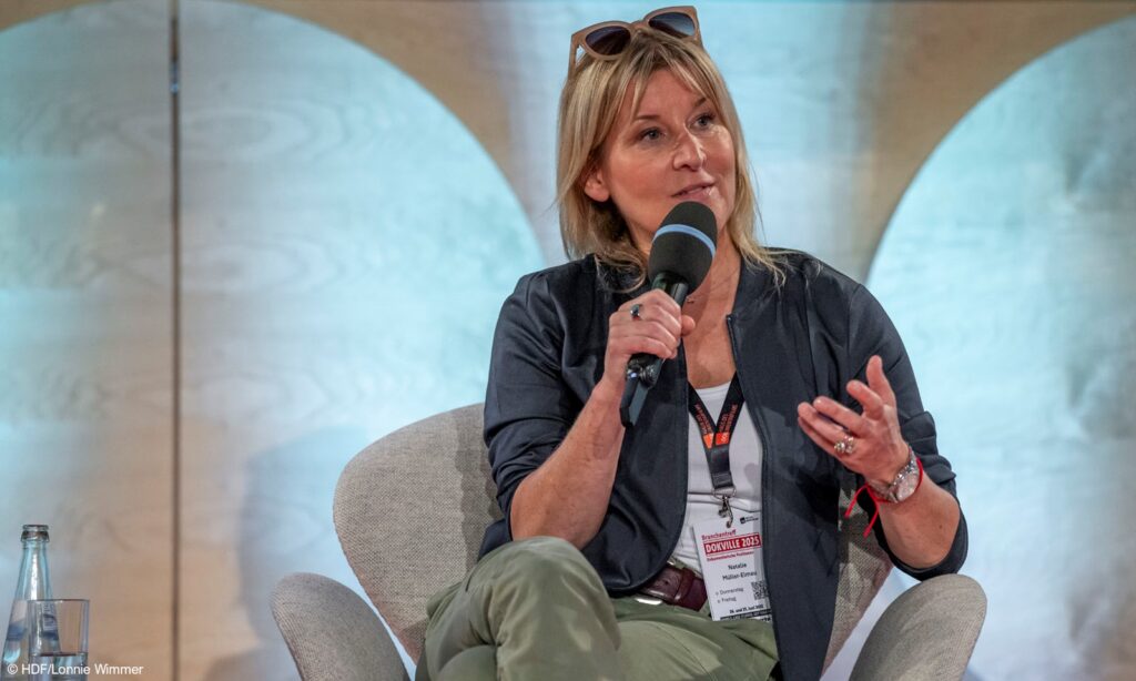 Natalie Müller-Elmau (3sat Senderchefin/Bereichsleiterin Genre- & Channelmanagement Kultur, Wissenschaft und Partner in der Direktion Audience, ZDF)